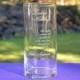 Personalized Engraved Memorial Glass Candle Holder/Vase - Two sizes available (#2)