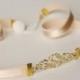 Bridal Belt - Gold Belt - Nude Belt - Wedding Belt - Stretch Belt - Bridesmaids Belt - Wedding Accessories - Bridal Accessories