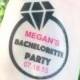 10 Bachelorette Tattoos - Bachelorette Party Temporary Tattoos - Engagement Ring Diamond Bachelorette Tattoos