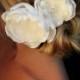 Maggie bridal wedding hair flowers, bridal hair accessories