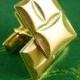 Jazzy Gold Filled Cufflinks Vintage Wedding Formal Wear Cuff Links Pat # 2,974,381 Cuff Jewelry