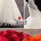 Ivory Tea Length Cap Sleeves Sweetheart Neckline Lace Bodice Tulle Skirt Wedding Dress Deep V Back Zipper Up Back Bridal Dress Style WD230