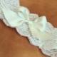 Ivory Garter in Vintage Lace  - G3 - BRAND NEW