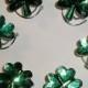 Irish Wedding Green Shamrock Hair Swirls Hair Spins Spirals Twists or Coils