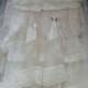 Lace wedding dress ivory cream  tulle vintage boho romantic  small medium  by vintage opulence on Etsy