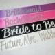 Bachelorette Party Sash - Bridal Sash. Bride to be Sash. Future Mrs Sash. Bridesmaid Sash. Satin Sash. Glitter Writing Sash.