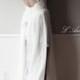 Custom made Sexy Backless White / Ivory Lace Long Chiffon Boho Beach Wedding Dress