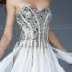 Amazing Style A Line Crystal White Cocktail Dresses 2014