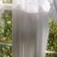Vintage Full Slip White Lace Sheer Bodice Bust 34" at Tenderlane