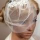 40% SALE Bridal Veil, Wedding Veil, Bridal Comb, Face Veil, Birdcage Veil, mini veil, Blusher veil, Vintage Flower Fascinator, Head piece HB