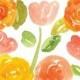 Clipart SALE Watercolor Clipart - Watercolor Clip Art  - Rose Bouquet Flowers Clipart