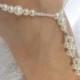 Barefoot Sandals Beach Wedding   Yoga Shoes Foot Jewelry  Beads Pearls