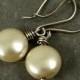 Ivory Pearl Earrings, Bridal Earrings, Holiday Jewelry Mother's Day Gift