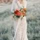 Emily Riggs Lace Wedding Dresses Captured In The Painted Hills