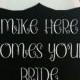 Here comes your bride signs- chalkboard wedding signs - ring bearer signs- wedding signs- ring bearer- chalkboard signs-