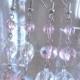 Pink & Iridescent Clear Long Dangle Earrings, Handmade, Fashion Jewelry, Unique Style, Sophisticated, Elegant, Feminine Colors, Sparkle, Fun