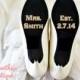 DIY Custom Western Wedding Shoe Decals