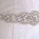 Pearl wedding belt sash crystal bridal sash pippa