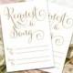 Request a Song cards - 3.5 x 5 - DIY Printable cards in "Bella" antique gold script - PDF and JPG files - Instant Download