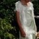 1930s wedding Vintage Lace Wedding dress coat with satin  backless gown vintage inspired original design - New