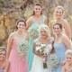 The Prettiest Pastel Bridesmaid Dresses With Baby’s Breath Bouquets!