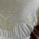 Antique True Victorian Cotton White Floral Crochet Work Crop Top Camisole Lingerie Medium Large M/L