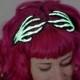 Glow In The Dark Skeleton Hands Headband, Wired Hair Band