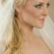 75 Inch Bridal Cap Wedding Veil With A 34 Inch Blusher