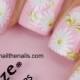 White Daisy Nail Art Water Transfer Decal 085G Summer Wedding Nails - New