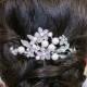 Bridal Hair Comb,  Wedding Head Piece,  Crystal and Pearl Haircomb, Wedding Hair Accessory - New