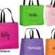CLASSIC Bridesmaids Monogrammed Bag  -CUSTOM  Personalized Bridesmaids Bags from The Palm Gifts