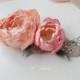 Blush Pink Wedding Sash -Soft pink flower Bridal Sash, Bridesmaid Sash,Big day sash, Bridal Party, Flower wedding belt