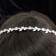 Crystal Bridal headband, Wedding headband, Bridal headpiece, Simple head band, Rhinestone head piece