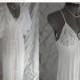 ON SALE Wedding Lingerie // Vintage 1980s White Chiffon Lingerie Long Peignoir Set with Beautiful Lace by Tosca Size M