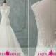 RW302 Lace Wedding Dress Crystal Puffy Bridal Dress Long Bridal Gown Long Beaded Wedding Gown Lace Bridal Gown Lace Bridal Dress
