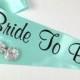 SALE, Bachelorette Sash in Many Colors, Personalized Sash, Bride to Be, Bridal Sash, Wedding Sash