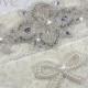 MADRID - Pearl Wedding Garter Set, Lace Garter, Rhinestone Crystal Bridal Garters