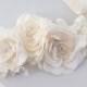 Jasmine Floral Bridal Sash Wedding Belt