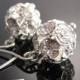 Rhinestone Ball earrings, Winter Wedding, Bridal Jewelry