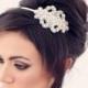 Crystal Headband, Wedding Headband, Rhinestone Headband, Wedding Hairpiece, Bridal Headpiece, Crystal Headpiece, Bride Headband - ABBEY