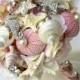 Pink Sea Shell Wedding Bouquet, Blush Bridal Bouquet, Bridal Brooch Bouquet.Seashell Bouquet,