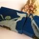 Personalized Royal Blue Wedding Ring bearer box Navy Blue Wooden box Gift box Wedding decor gift idea