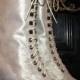Wedding Shoes Bridal Victorian Boots  Lace up  White Glitter Ankle Boots ORDER your customized  size