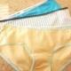 Vintage Panties Set of 3 Large Polka Dot Pink White Blue Underwear Nickers Bikini Lingerie Retro Style Junior Undergarment Bottoms Clothing