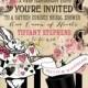 Alice in Wonderland Bridal Shower Tea Party Birthday Invitation Mad Hatter Retro Printable Digital - ANY EVENT