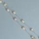 Double Strand Backdrop - Pearl Back Drop to Add to Your Necklace - Pearl and Fireball Backdrop -  Bridal Necklace Backdrop - Wedding Jewelry