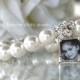 Brides Bracelet, Brides Jewelry, Wedding Bracelet, Wedding Jewelry, Mother of the Bride Bracelet, Gift for Mom, Photo bracelet