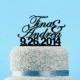 custom cake topper,Personalized Name Wedding Cake Toppers, Custom Your Last Name Wedding Cake Topper, personalized christmas gifts-5181
