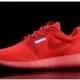 Nike Roshe Run Hyperfuse 3M Medium candy apple red/Pink Sherbet (Womens Mens)