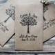 100 Customized Eco-Friendly Let Love Grow Wedding Seed Favor Envelopes